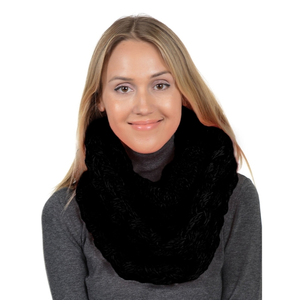 Basico Winter Knitted Infinity Scarf. Sz. OS